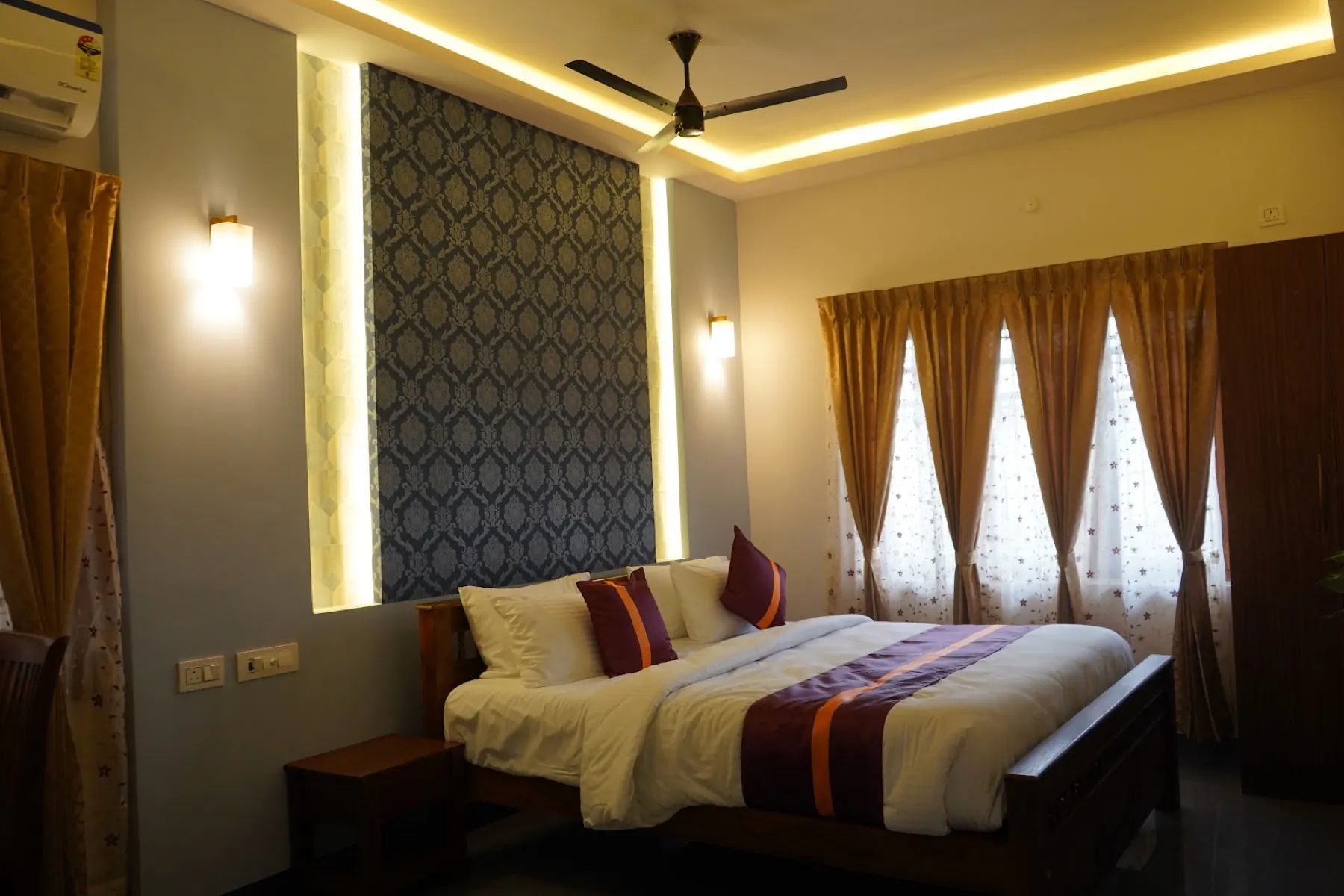 Six villas, booked one at a time or together