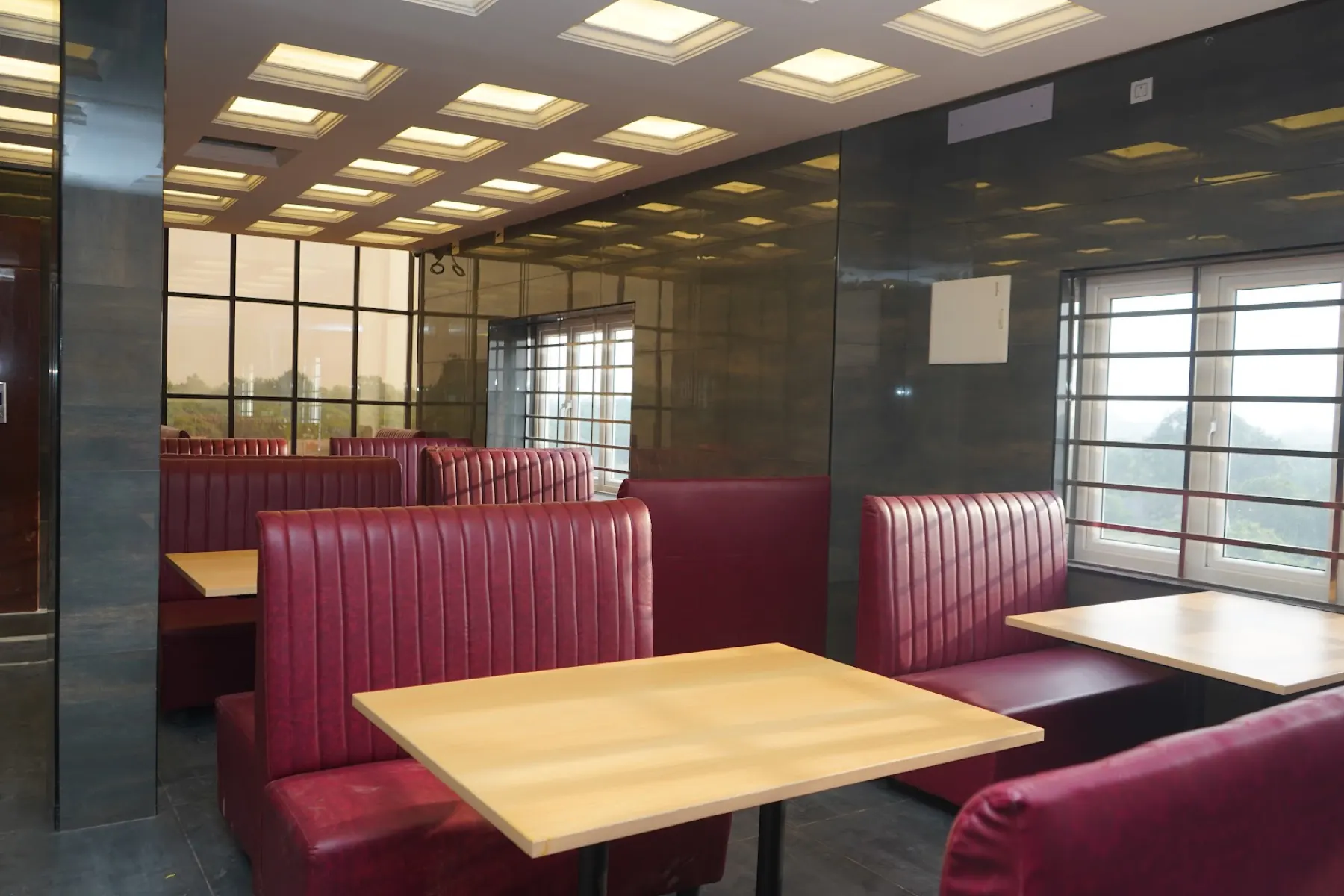 Restaurant booths shared by MSS Resort villa guests