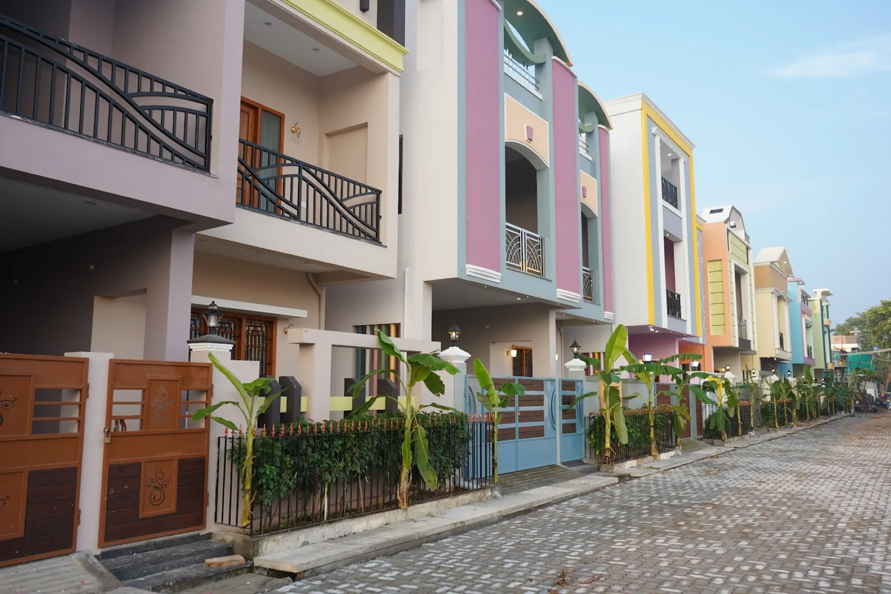 Private villa fronts at MSS Resort